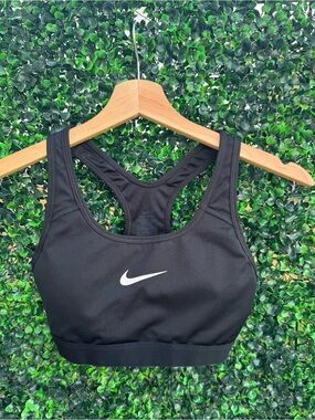 Nike Black Racerback Sports Bra - Supportive Training Bra